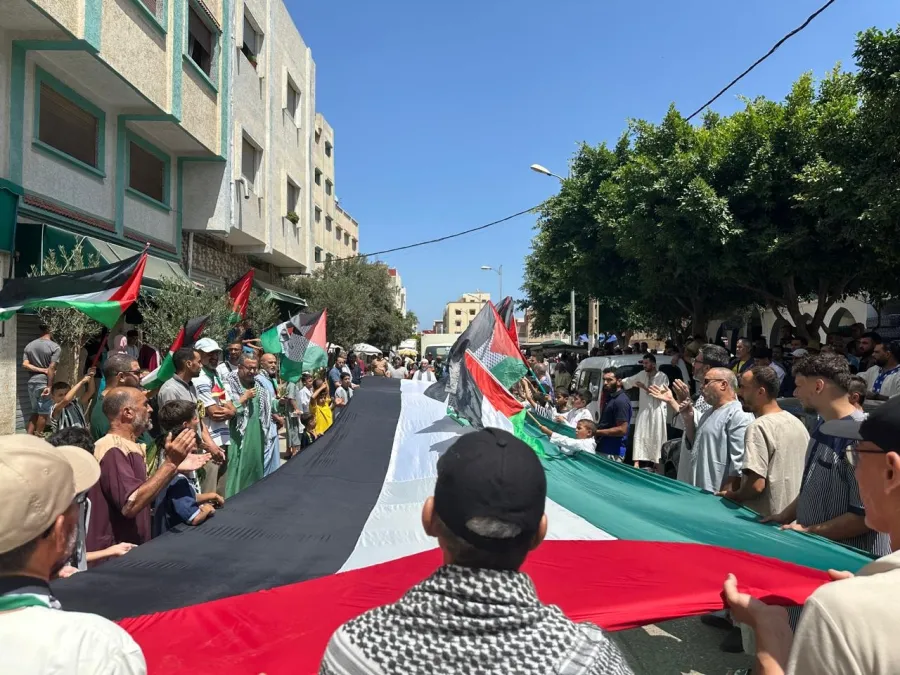 حراك شعبي واسع في المغرب تنديدا بالإبادة في غزة ورفضا للتطبيع
